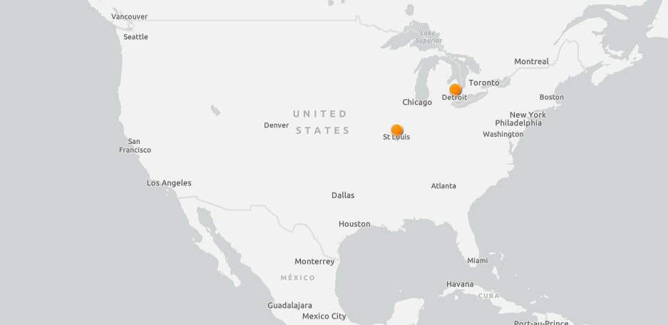 Missing Cities Map